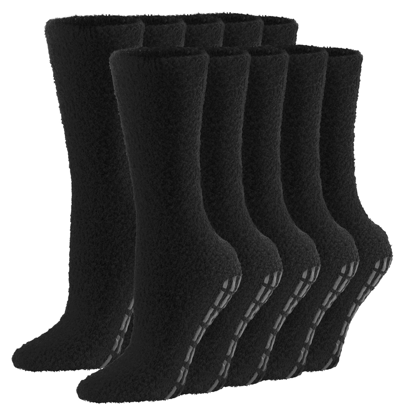 Fuzzy Womens Socks - 5 Pairs