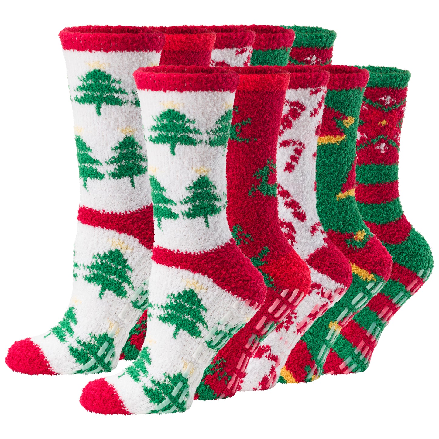 Fuzzy Womens Socks - 5 Pairs