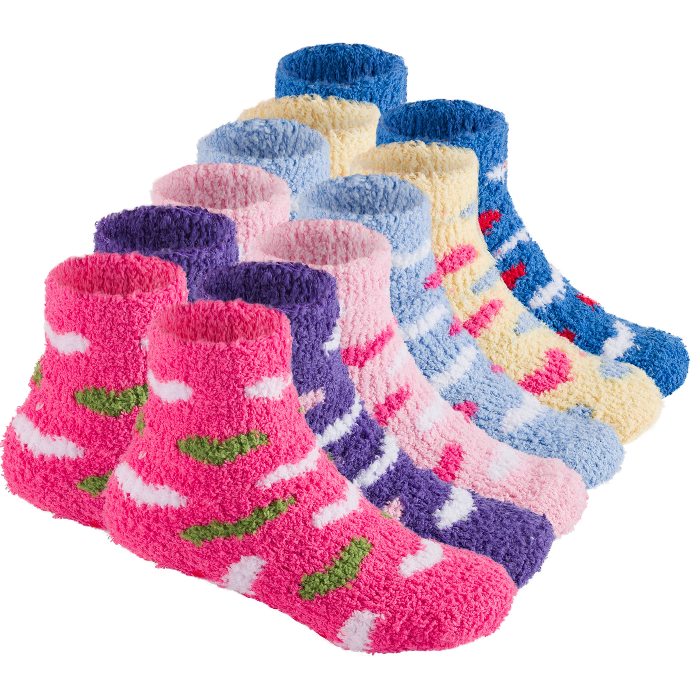 Fuzzy Socks for Kids - 6 Pairs – Debra Weitzner