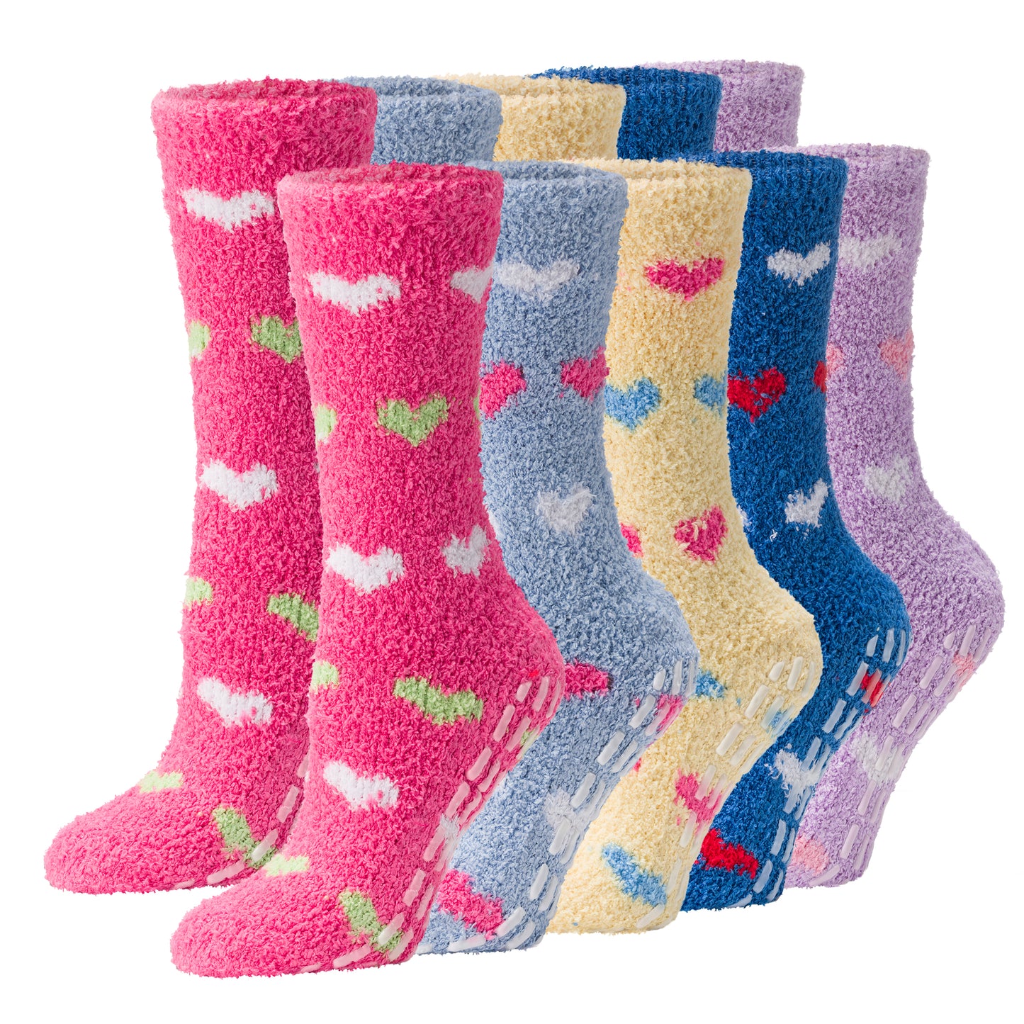 Fuzzy Womens Socks - 5 Pairs