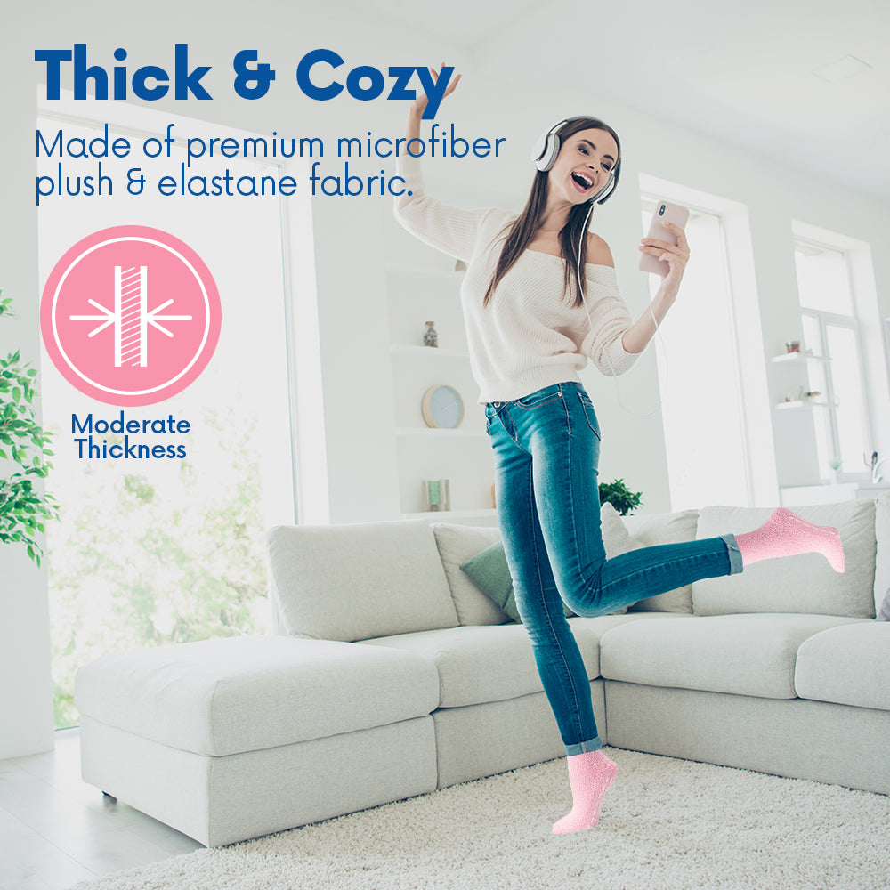 Fuzzy Womens Socks - 5 Pairs