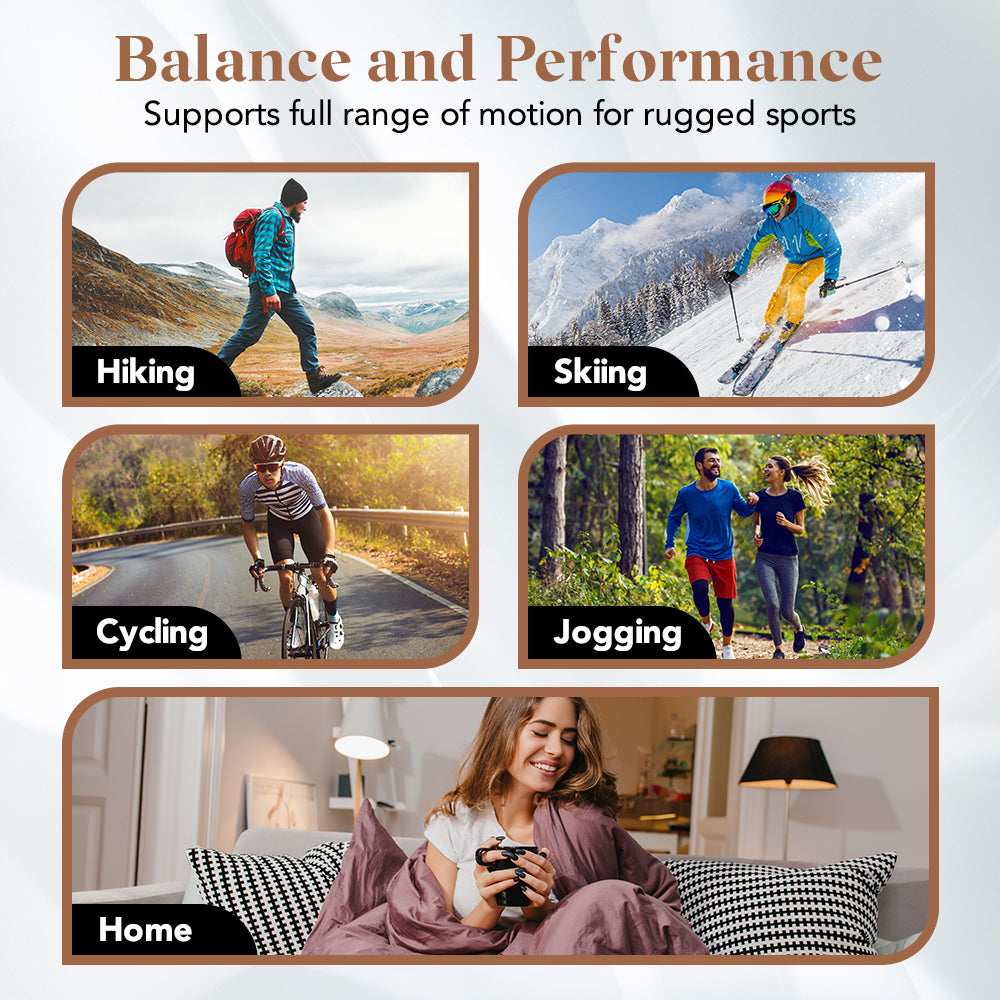 Thermal Hiking Socks for Men and Women - 3 Pairs