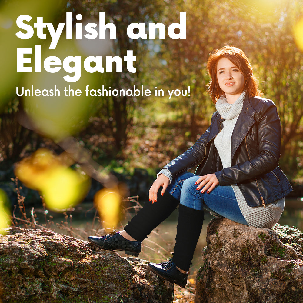 Knit Leg Warmers - 6 Pairs