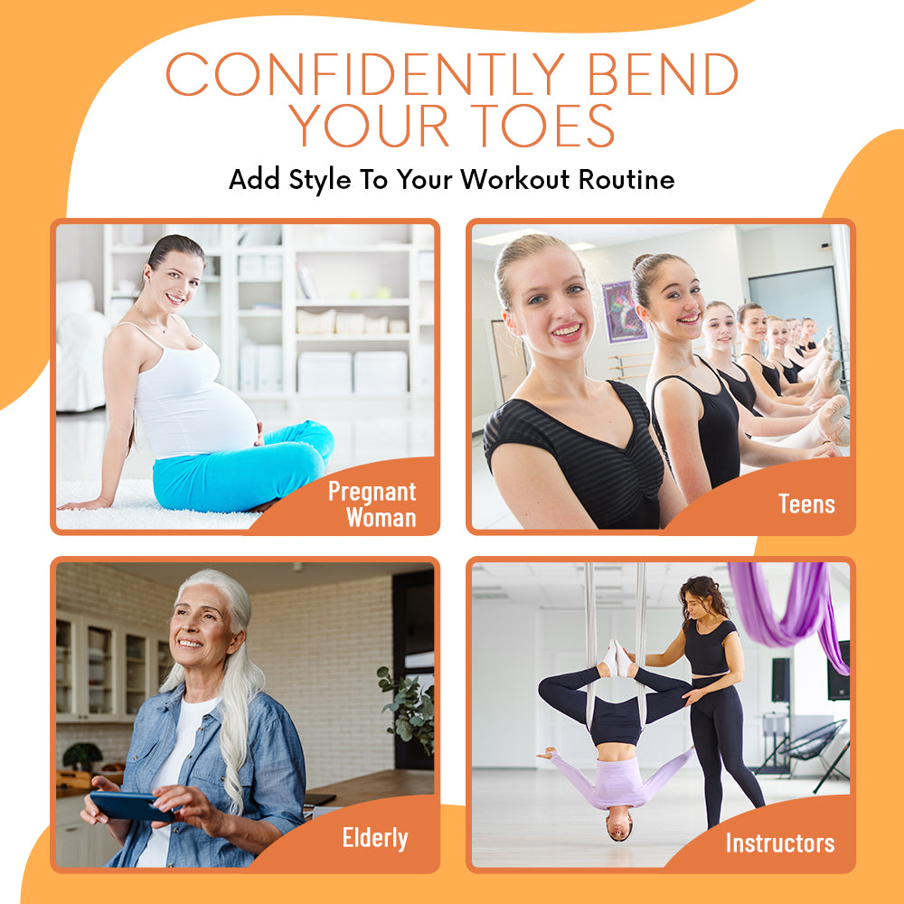 Womens Yoga Socks - Non Slip Grip 3 Pairs