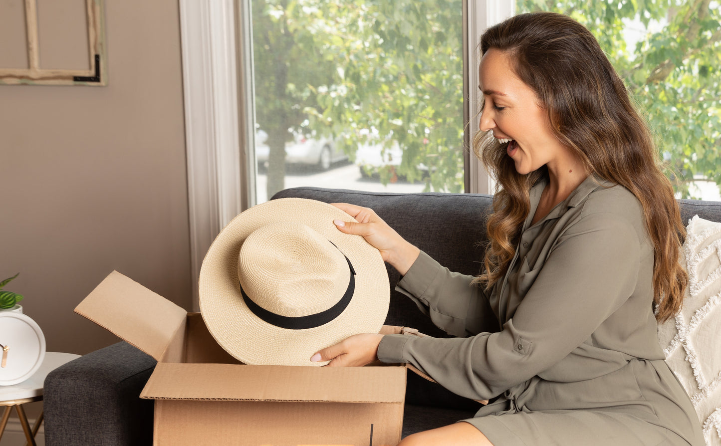 Womens Fedora Hat - Sun Hat UPF 50