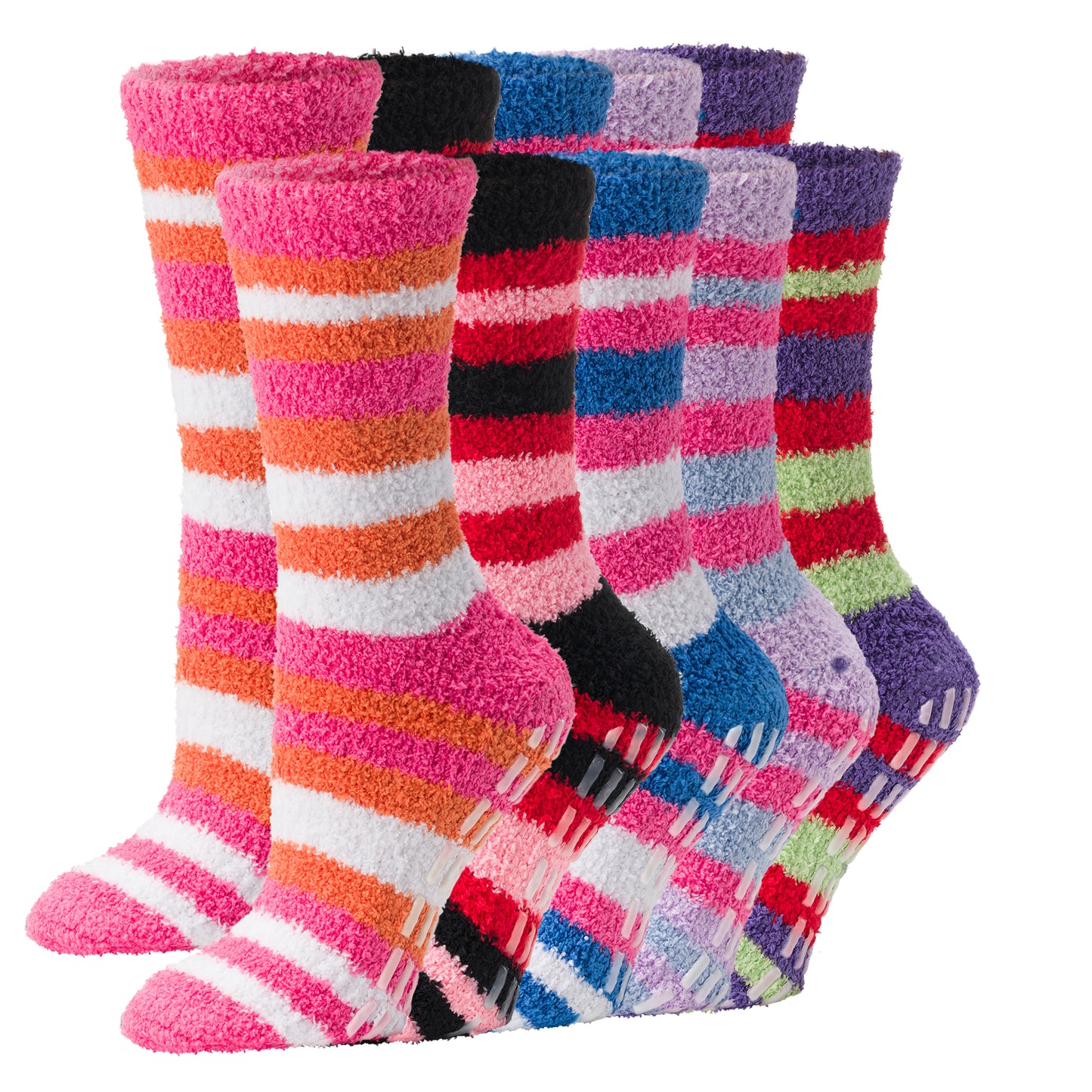 Fuzzy Womens Socks - 5 Pairs