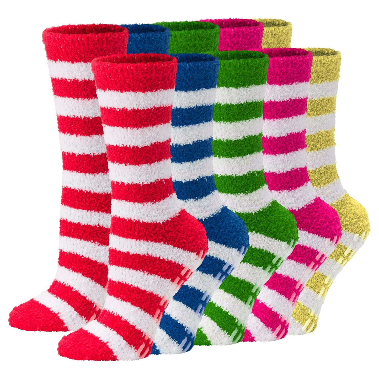 Fuzzy Womens Socks - 5 Pairs