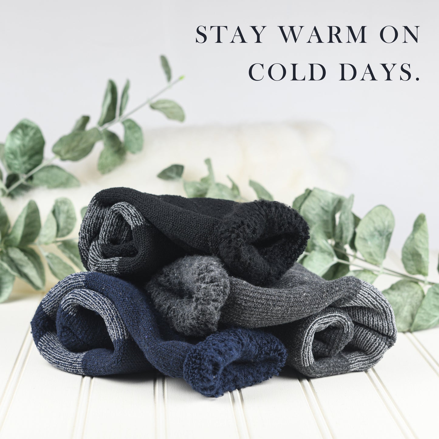 Thermal Socks for Men and Women - 4 Pairs