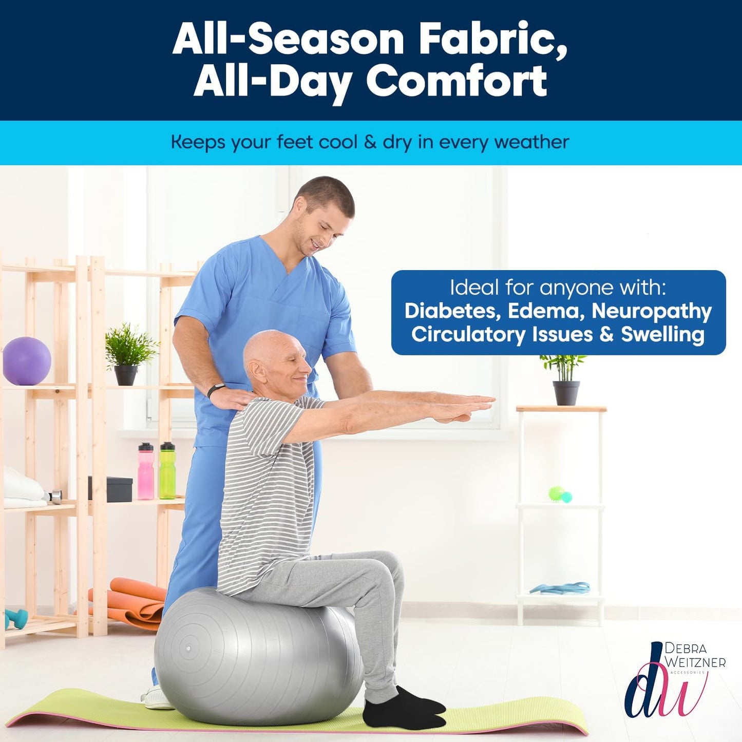 Debra Weitzner Diabetic Socks Big And Tall