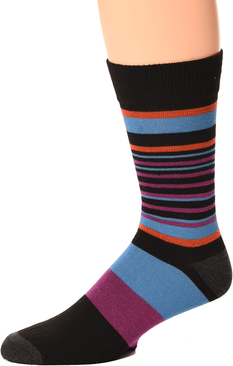 Debra Weitzner Mens Dress Socks Colorful Argyle Socks 12 Pairs Cotton Patterned Fun Socks