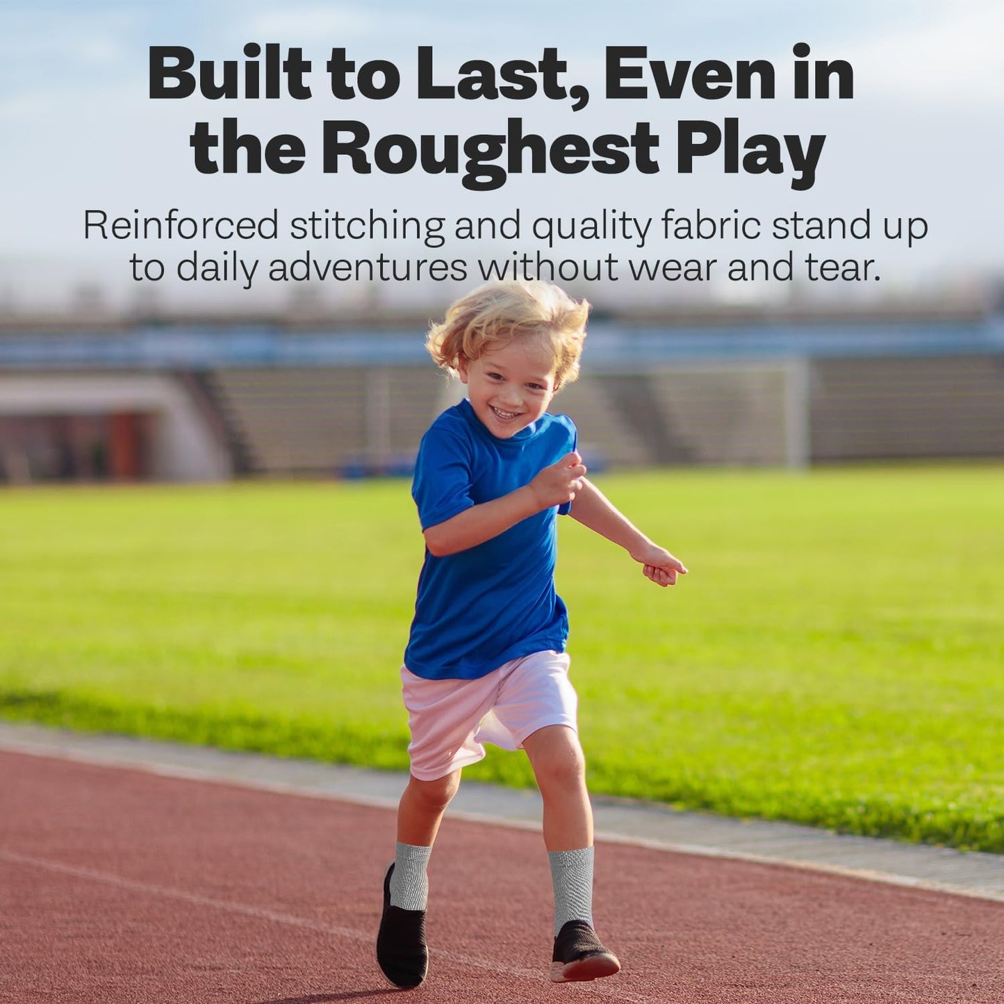 Debra Weitzner Kids Cotton Socks 4-12 Years Boys & Girls - Black and White Soft Kids Crew Socks Seamless Toe - 6 Pairs