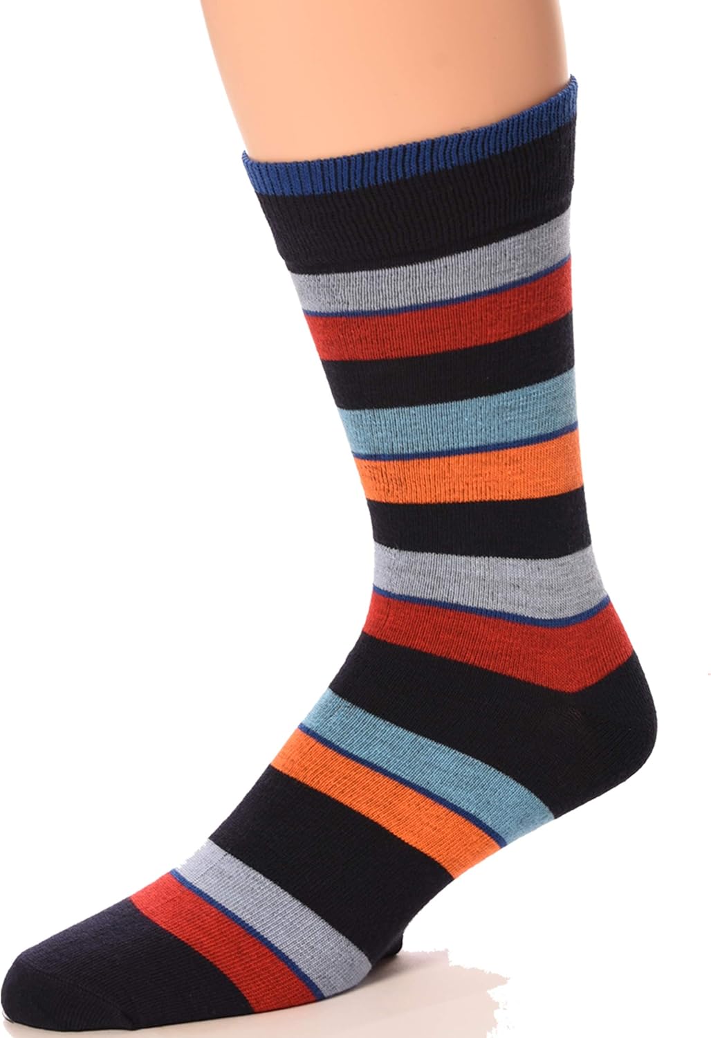 Debra Weitzner Mens Dress Socks Colorful Argyle Socks 12 Pairs Cotton Patterned Fun Socks