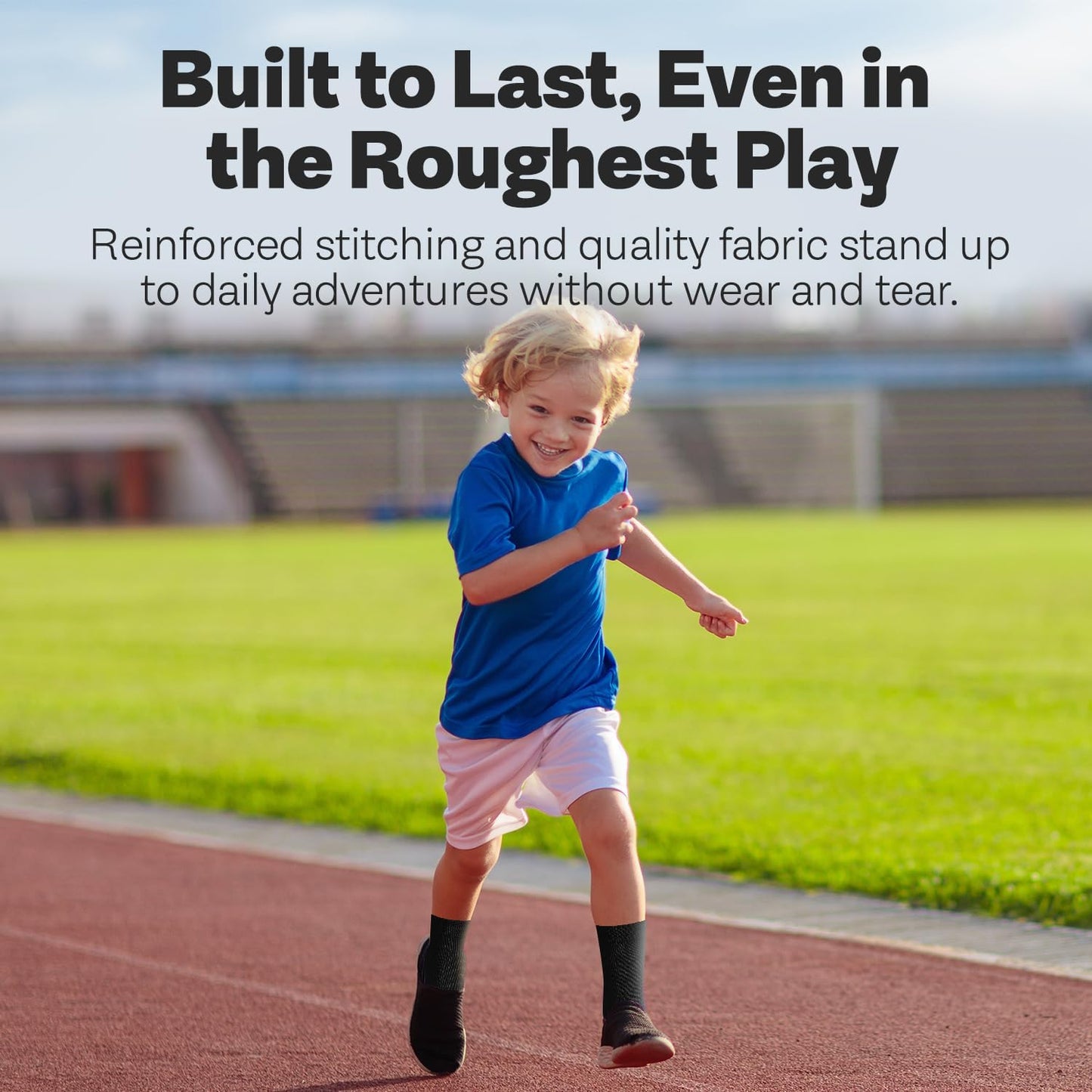 Debra Weitzner Kids Cotton Socks 4-12 Years Boys & Girls - Black and White Soft Kids Crew Socks Seamless Toe - 6 Pairs