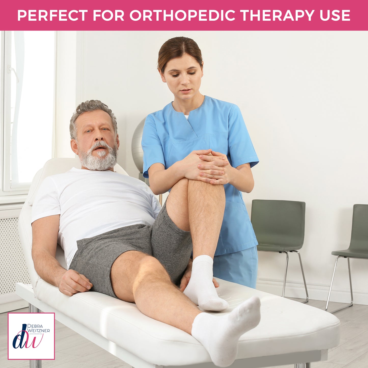 Diabetic Ankle Socks with Grips for Men and Women - Non Slip 3 Pairs