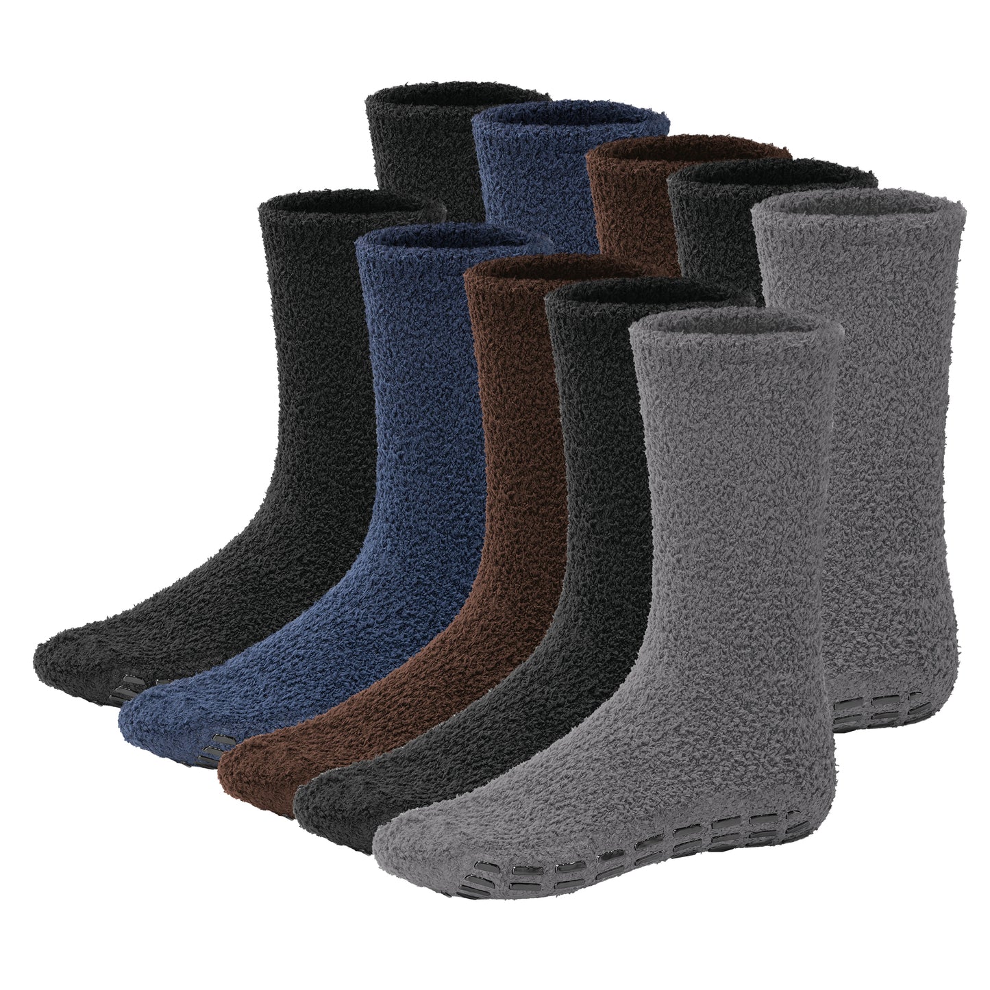 Fuzzy Men's Socks - 5 Pairs