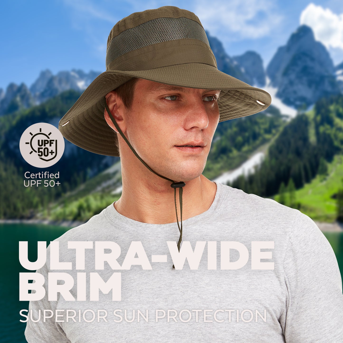 Sun Hat Unisex - Fishing, Hiking, Gardening ETC. UV Protection
