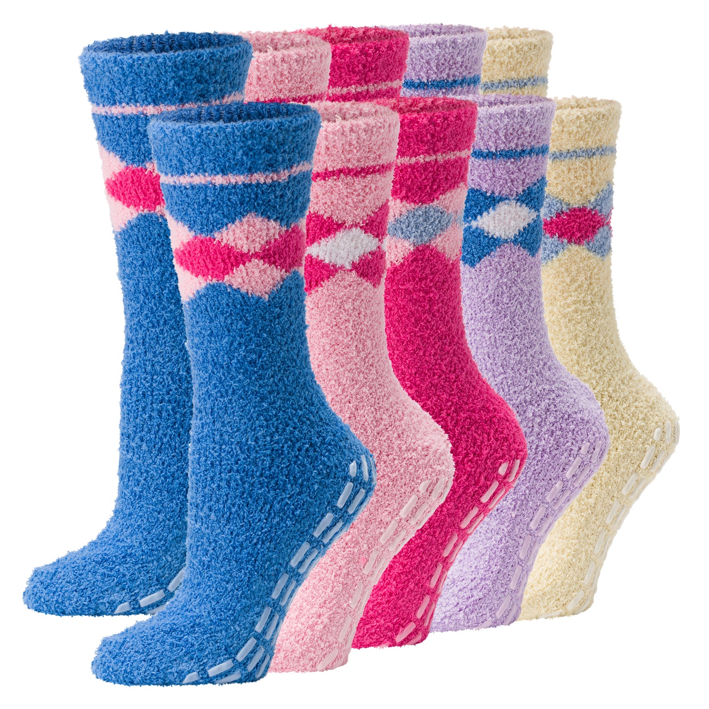 Fuzzy Womens Socks - 5 Pairs