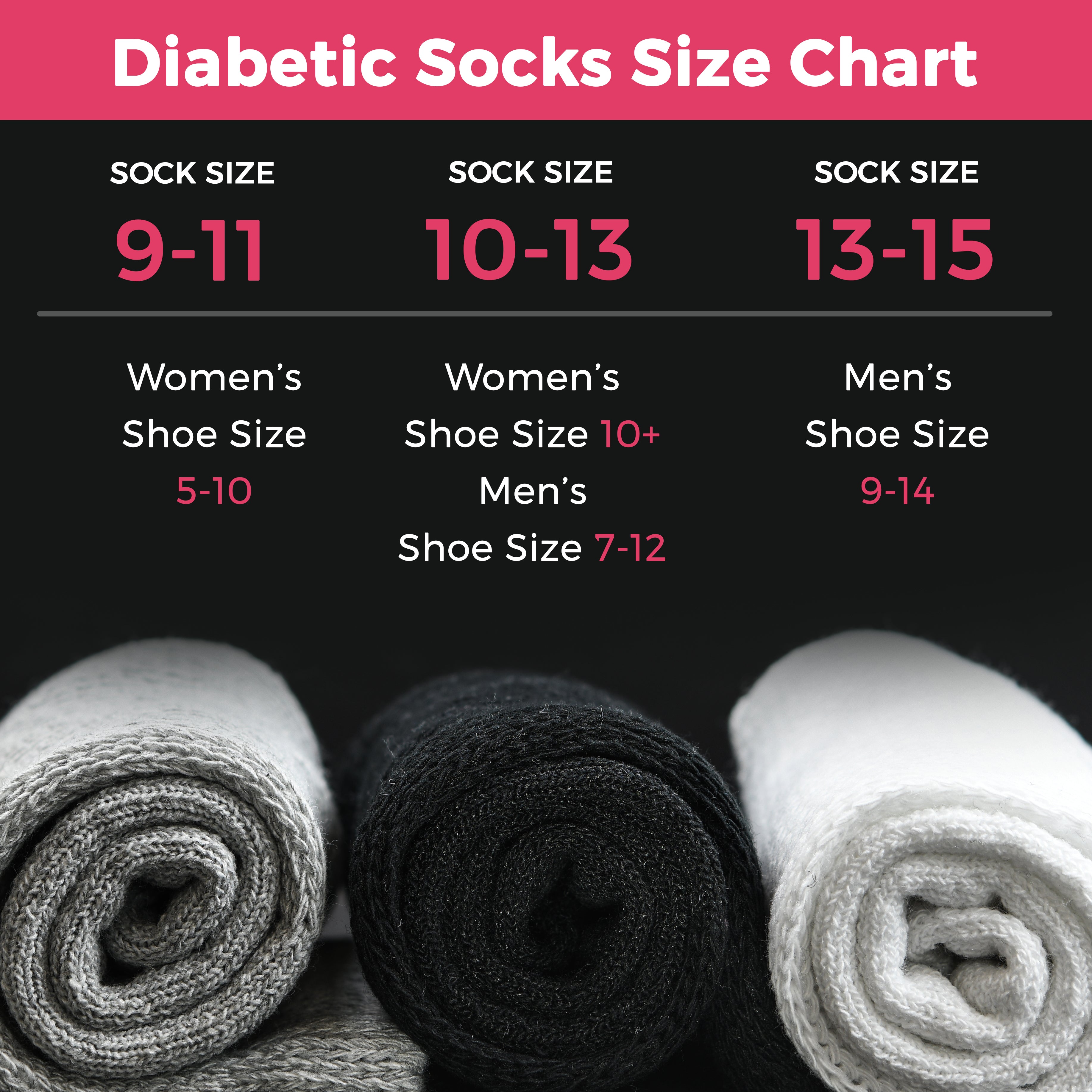 Diabetic Ankle Socks Mens, Womens Loose Fit - 6 Pairs – Debra Weitzner