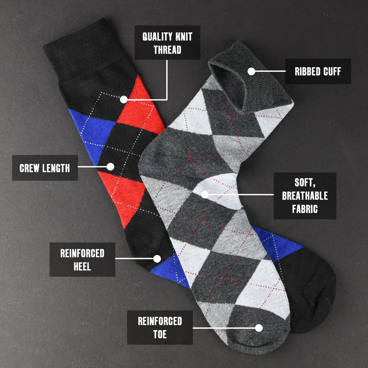 Mens Dress Socks with Gift Box